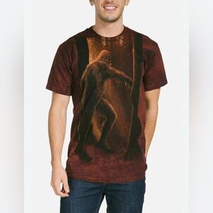 The Mountain Bigfoot in The Forest T-Shirt Tie Dyed